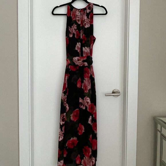 Tahari Sleeveless Flowy Floral Dress by Arthur S Levine Size 12 - Picture 4 of 10
